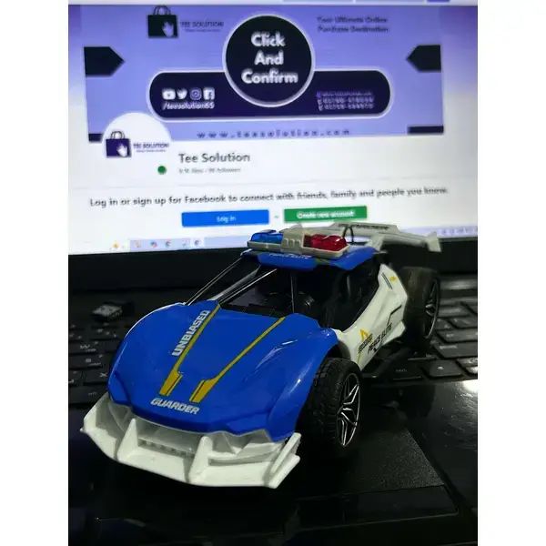 Remote Control And Rechargable Police Car - Image 4