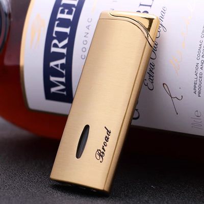 Premium Slim Metal Body Lighter-Golden